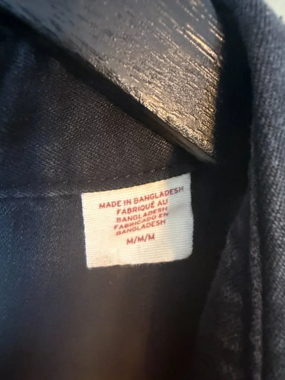 Levi's Men's Black Casual Shirt Size Medium
